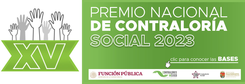 Premio Nacional de Contraloria Social 2023